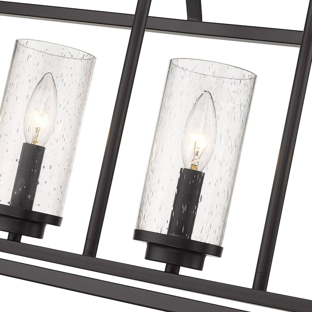 Golden Lighting Mercer Linear 5-Light Pendant in Matte Black, , large