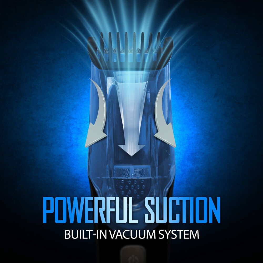 Barbosal Vacuum Beard Trimmer in Black, , large