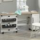 Sauder Select Drop-Leaf Sewing Cart in Lintel Oak, , large