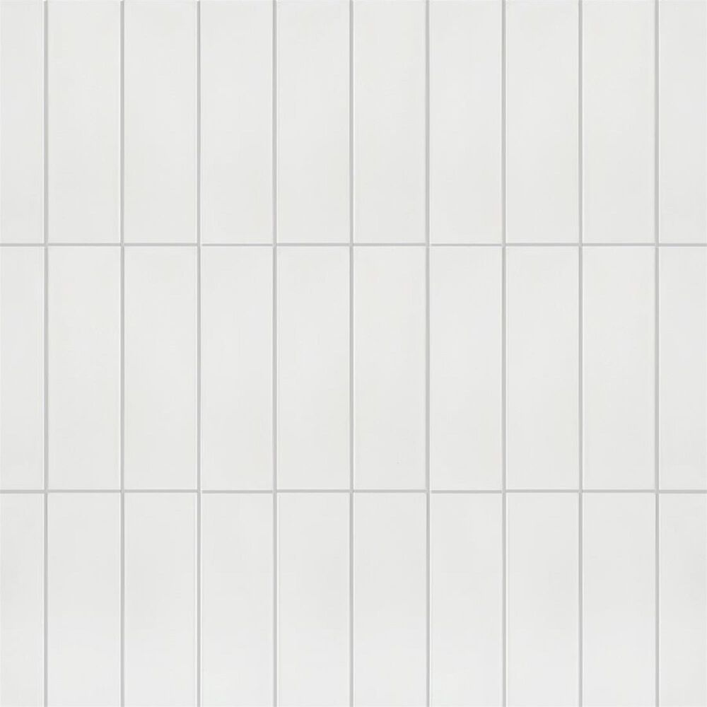 Soho Studio ColorHues Chalk White 2" x 8" Cement Tile, , large