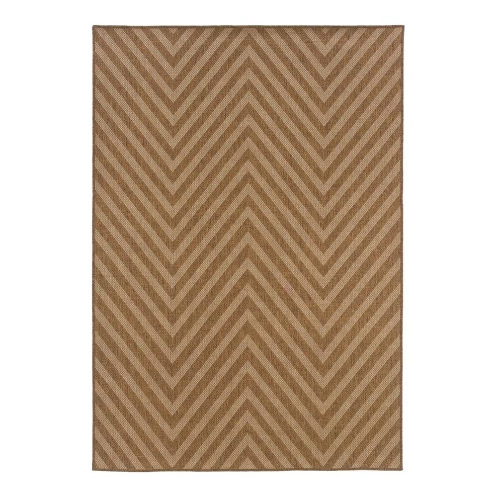 Oriental Weavers Karavia 5"3" x 7"6" Tan Area Rug, , large