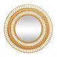 Maple and Jade 36" Round Wall Mirror in Matte Brown, , large