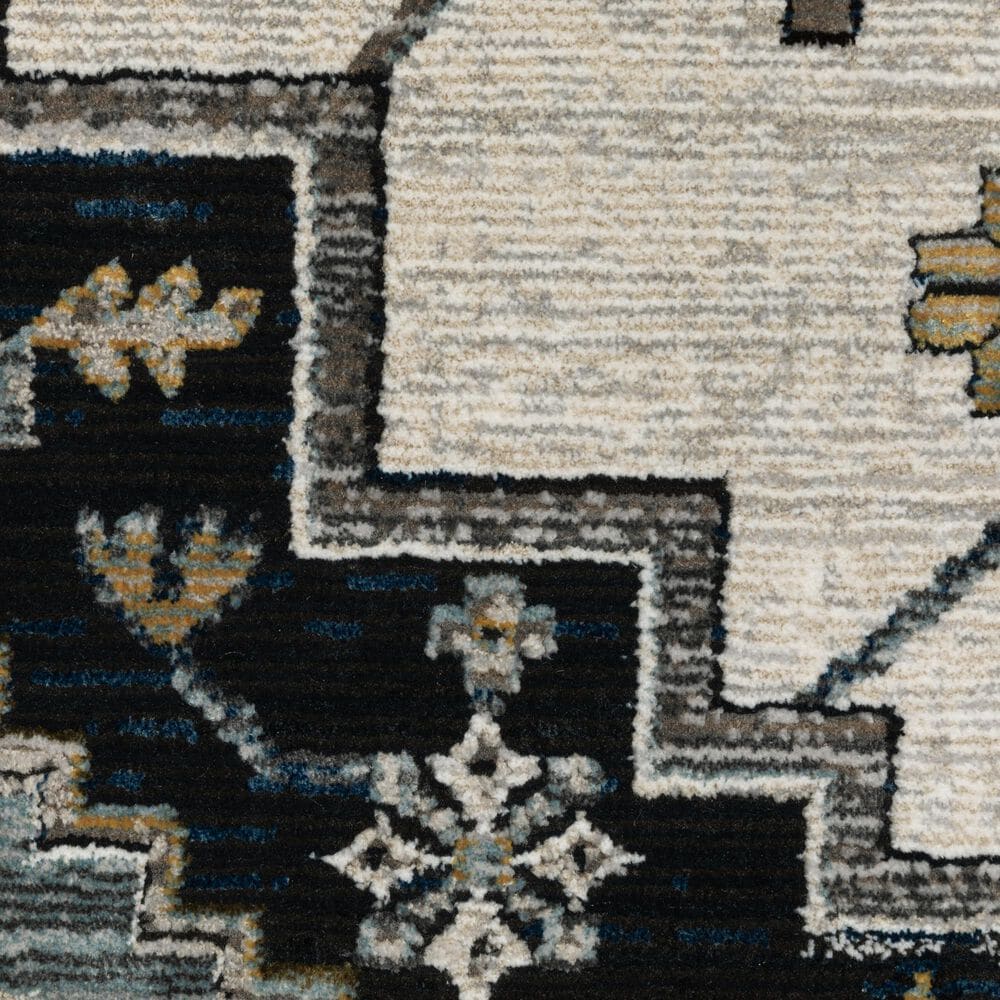 Oriental Weavers Keira Blue and Grey 9&#39;10&quot; x 12&#39;10&quot; Area Rug, , large