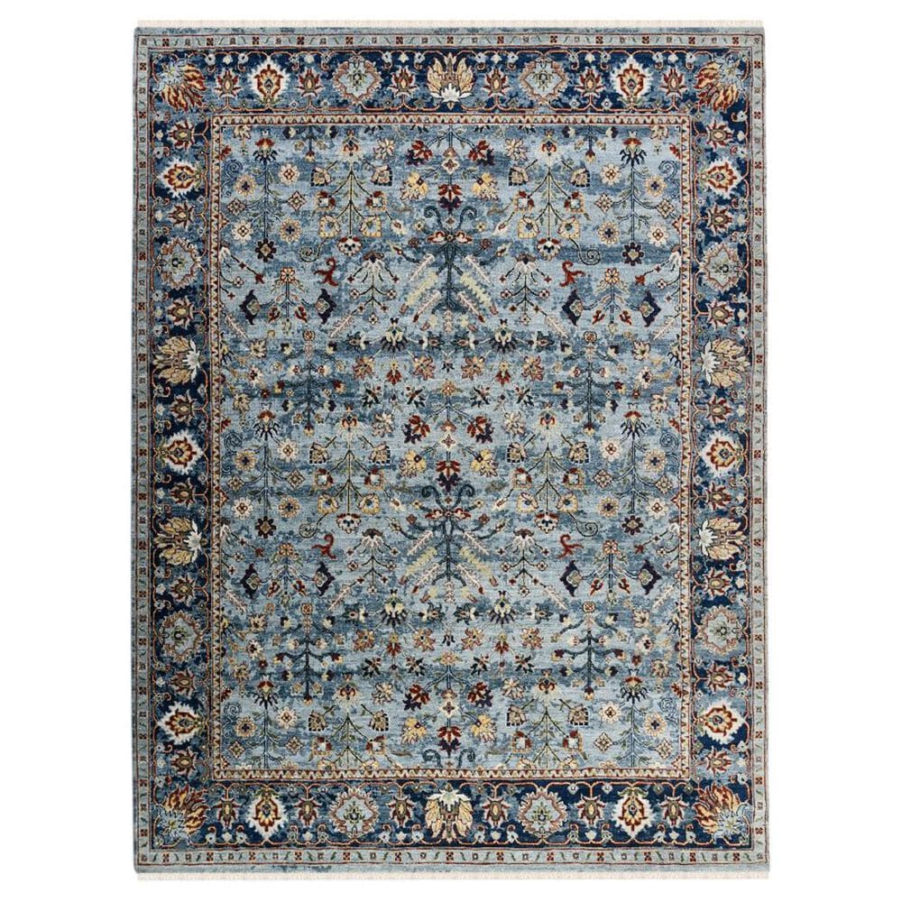Amer Rugs Nuit Arabe 9" x 12" Carolina Indigo Area Rug, , large
