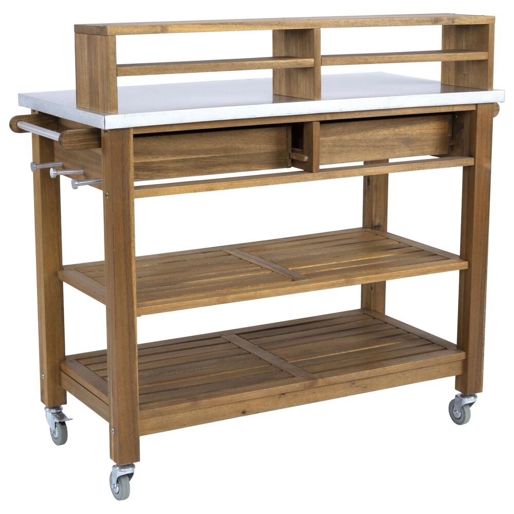 Homestyles Maho Potting Bench in Brown, , large