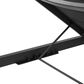 Linon Home Decor Holland Patio Chaise Lounge in Black, , large