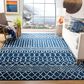 Safavieh Tulum TUL270N 8" x 10" Navy and Ivory Area Rug, , large