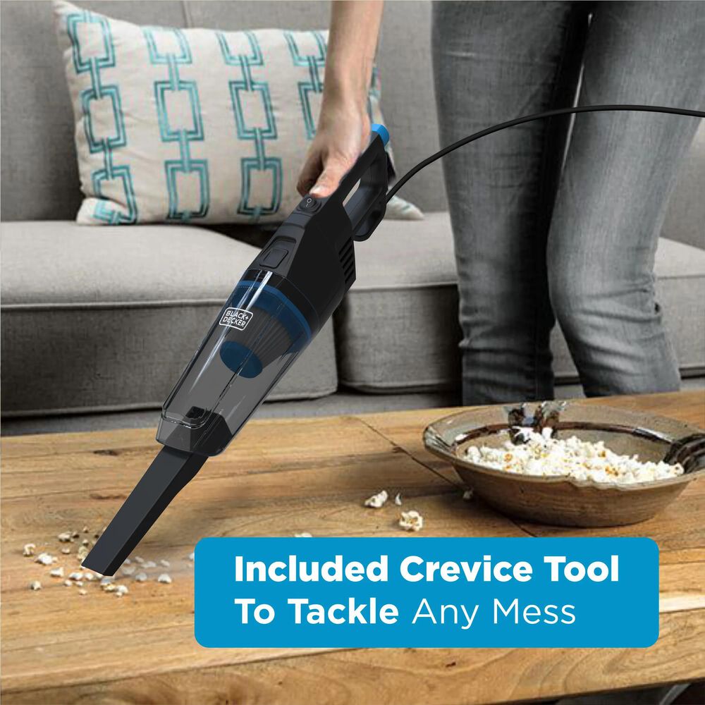 Black + Decker Power Series Flex 3-in-1 Corded Stick Vacuum in Black and Blue, , large