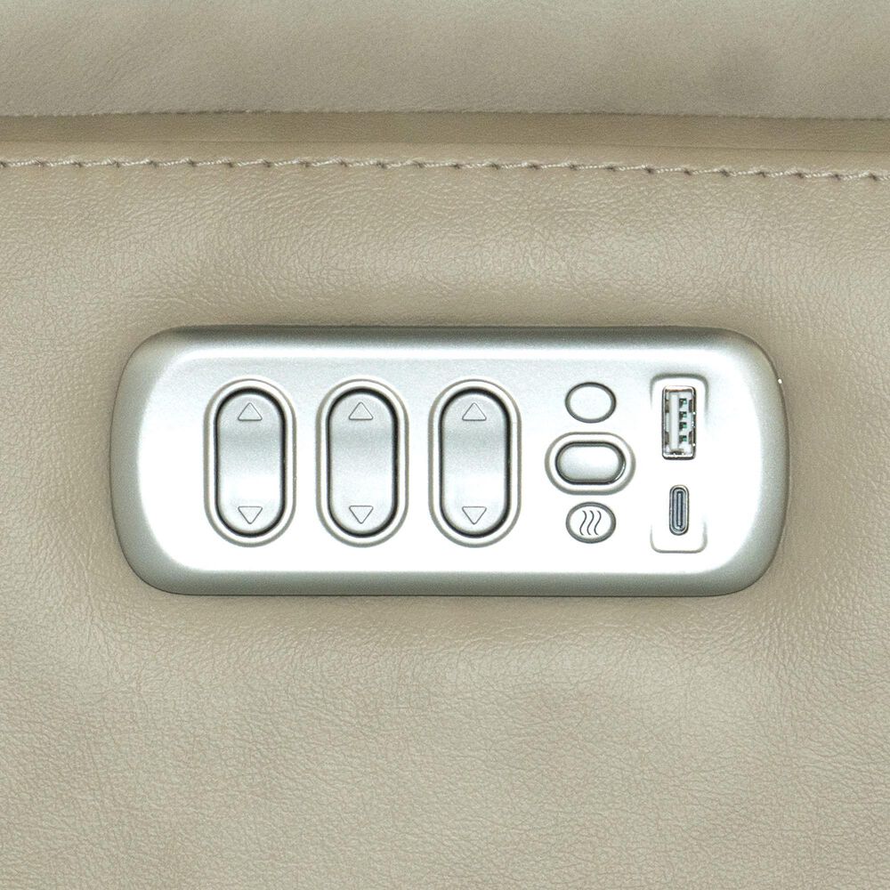 Flexsteel Henry Power Swivel Glider Recliner in Beige, , large