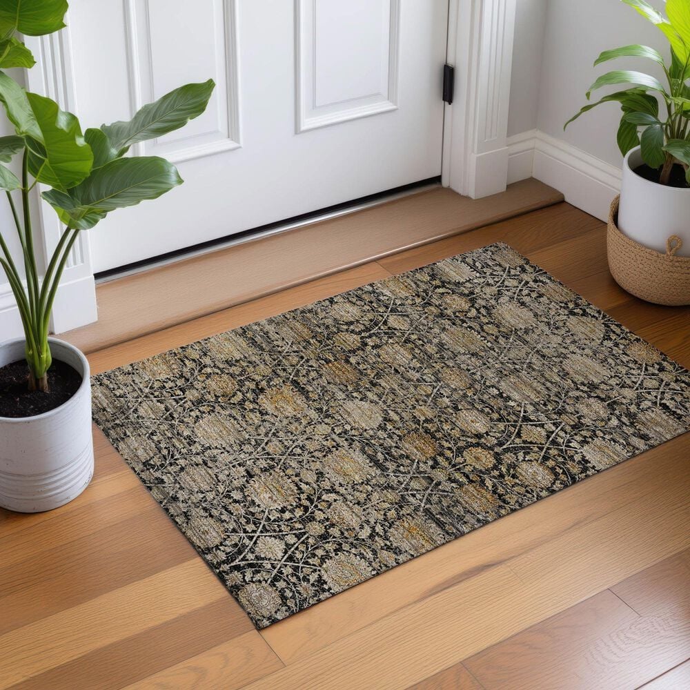 Dalyn Rug Company Aristo AR3 Black 2'6" x 3'10" Area Rug, , large