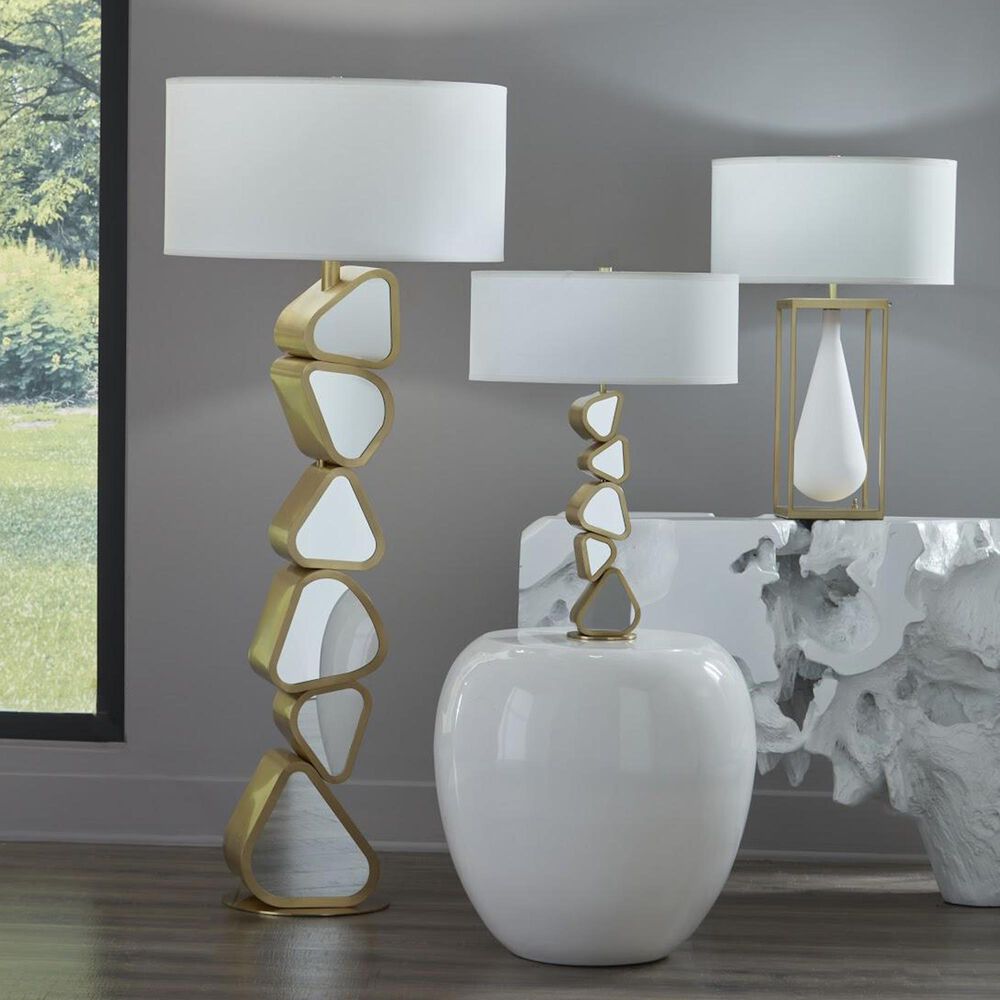 Phillips Collection Freeform Console Table in Gel Coat White, , large