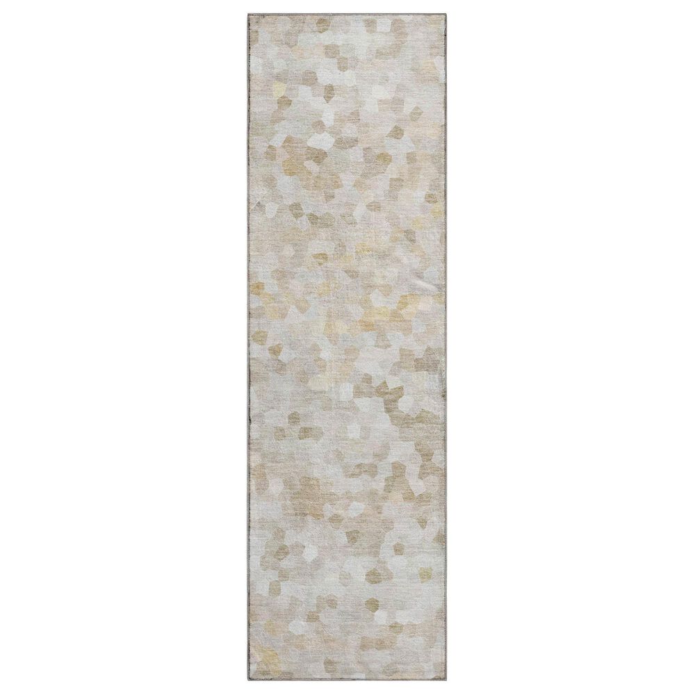 Dalyn Rug Company Kaleidoscope Putty 2"3" x 7"6" Indoor/Outdoor Runner, , large