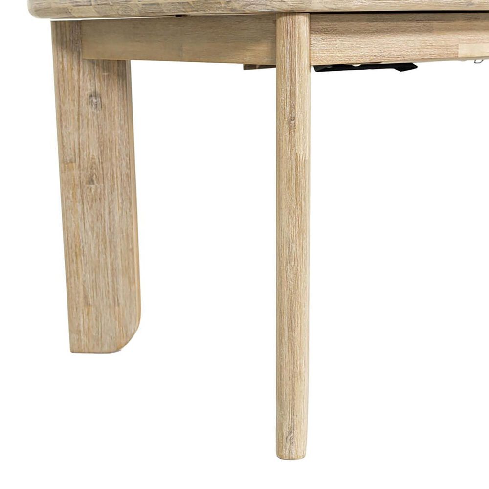 LH Imports Haru Extension Dining Table in Sand Wash  - Table Only, , large