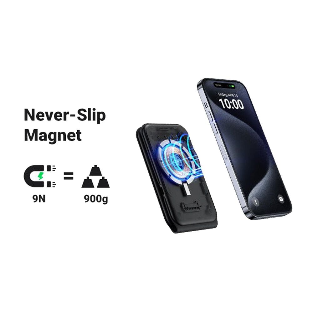 Homcozy SnapGo 3-in-1 Wireless Charger in Black, , large