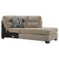Ashley Olten 2-Piece Right Facing Sectional with Chaise in Mocha, , large