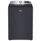 Maytag 5.2 Cu. Ft. Smart Pet Pro Top Load Agitator Washer and 7.4 Cu. Ft. Smart Electric Top Load Dryer Laundry Pair in Midnight Steel, , large