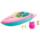 Barbie Boat Vehicle with Puppy, , large