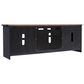 Ashley Wildenauer 76" TV Stand with Electric Fireplace in Rich Brown and Warm Satin Black, , large