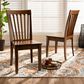 Baxton Studio Minette Side Chair in Walnut Brown (Set of 2), , large
