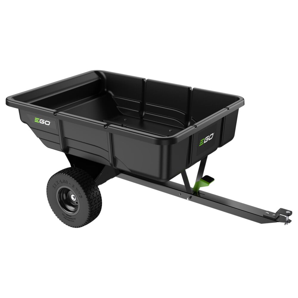 EGO Riding Mower Tow Behind Utility Cart in Black, , large