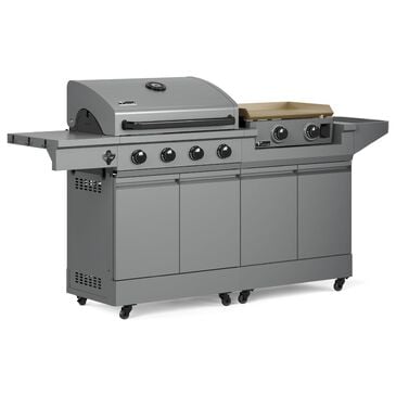 Tytus Anaheim and Emberwood 3-Piece Modular Duo with 2-Burner Gas Griddle in Gunmetal Gray, , large