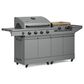 Tytus Anaheim and Emberwood 3-Piece Modular Duo with 2-Burner Gas Griddle in Gunmetal Gray, , large