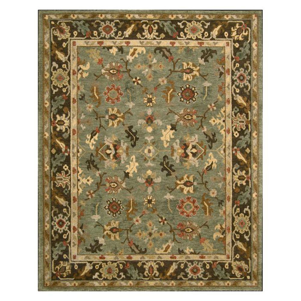 Nourison Tahoe TA10 5'6" x 8'6" Green Area Rug, , large