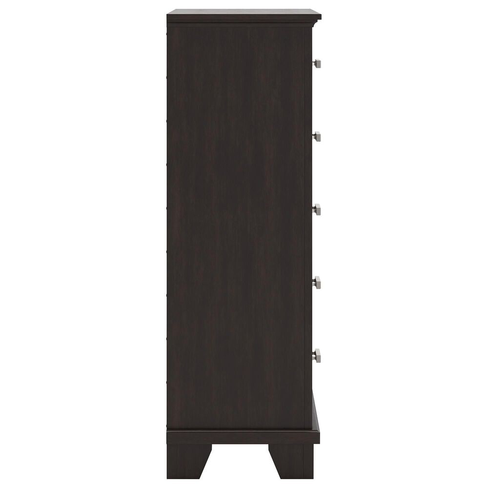 Ashley Covetown 5-Piece Queen Bedroom Set in Dark Brown, , large