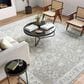 Surya Dresden Gray, White, Medium Gray, Mustard, Light Slate and Denim 12" x 15" Area Rug, , large