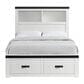 Mayberry Hill Wade Full Storage Bed in White and Black, , large