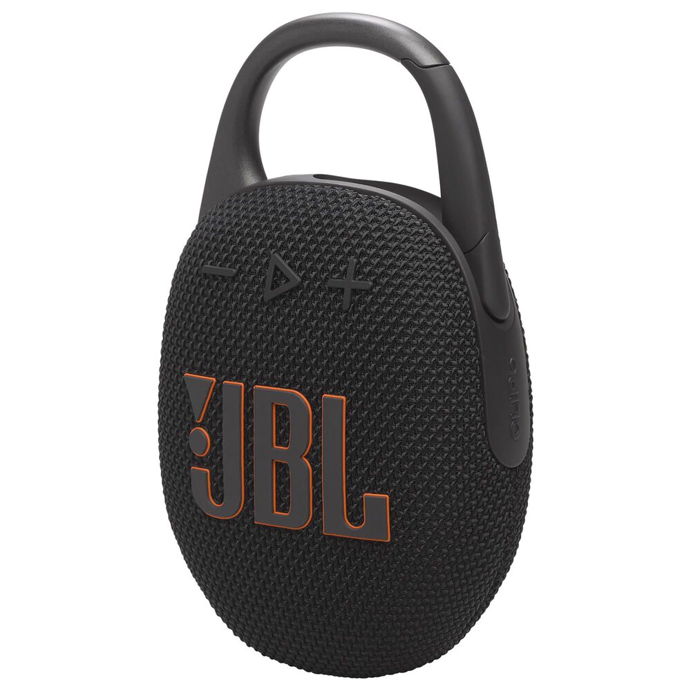 JBL Clip 5 Portable Waterproof Bluetooth Speaker in Black, , large