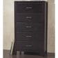 37B Nevis 5 Drawer Chest in Espresso, , large