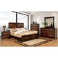 Furniture of America Nichols Full Panel Bed in Acacia/Walnut, , large