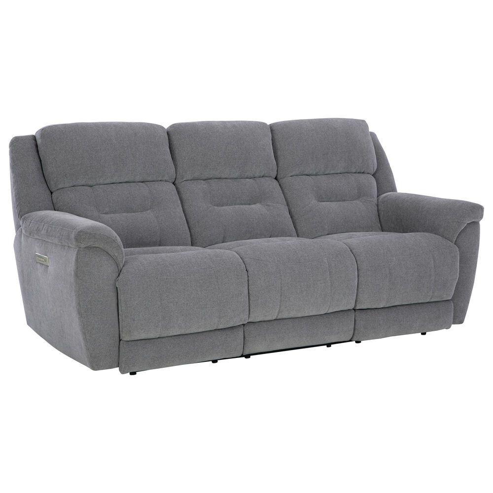 HomeStretch Knockout Power Sofa in Parkway Granite, , large