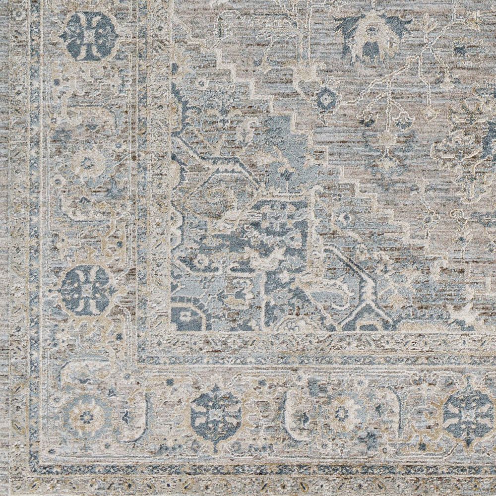 Surya Brunswick 2&#39;7&quot; x 10&#39; Dusty Sage, Taupe, Light Gray, White, Pale Blue, Olive, Teal and Light Sage Runner, , large