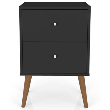 Dayton Liberty 2 Drawer Nightstand in Black, , large