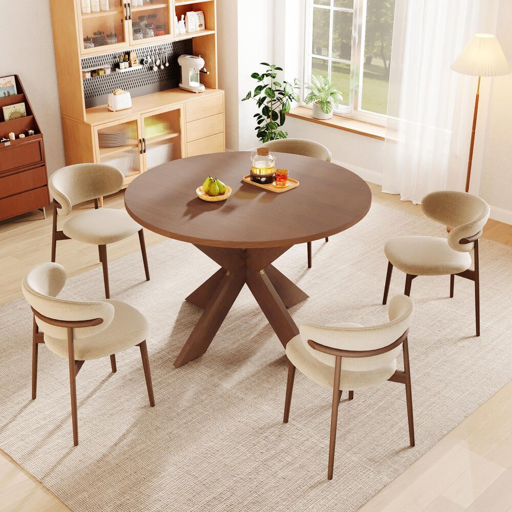 Hearth and Haven Dining Table in Cherry - Table Only, , large
