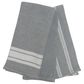 Willow & Hem Verona Kitchen Towel in Silver (Set of 3), , large