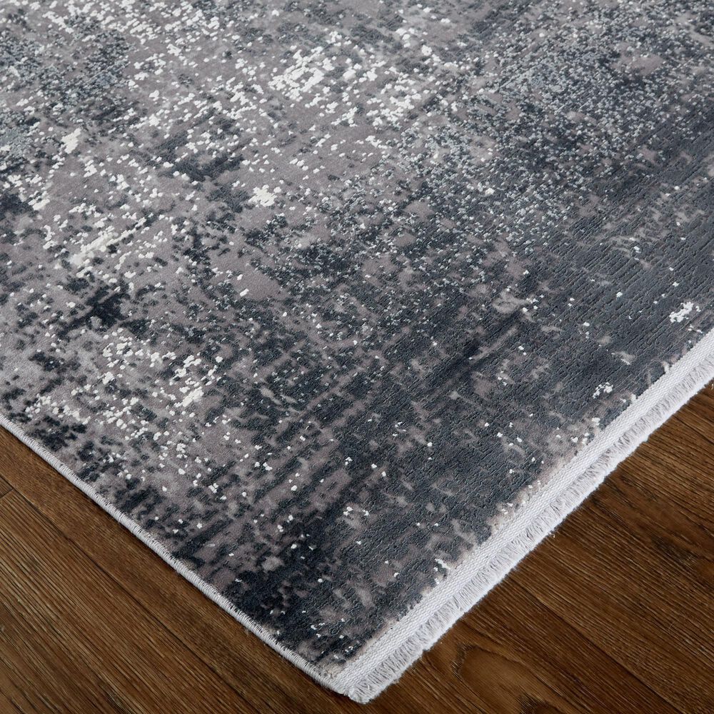 Feizy Cadiz 6&#39;6&quot; x 9&#39;6&quot; Charcoal and Black Area Rug, , large