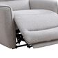 Simeon Collection Stellar Power Recliner in Blocke Cotton, , large
