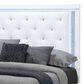 Global Furniture USA Alina King Panel Bed with LED in White, , large