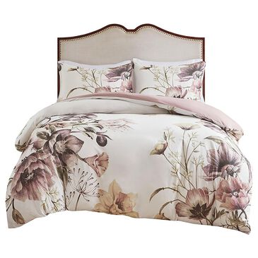 Hampton Park Cassandra 3-Piece Full/Queen Duvet Cover Set in Blush, , large