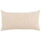 Rizzy Home 14" x 26" Poly Filled Lumbar Pillow in Neutral, , large