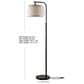 Safavieh Octavius Floor Lamp in Black, , large