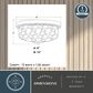 Vaxcel Northlake 2-Light Flush Mount in Matte Black, , large