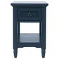 Waltham Westport Leg Chairside Table in Navy, , large