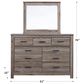 Ashley Zelen Dresser and Mirror in Warm Gray, , large