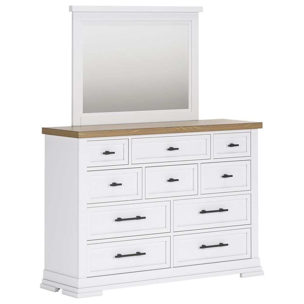 Ashley 3-Piece King Bedroom Set in White and Natural, , large