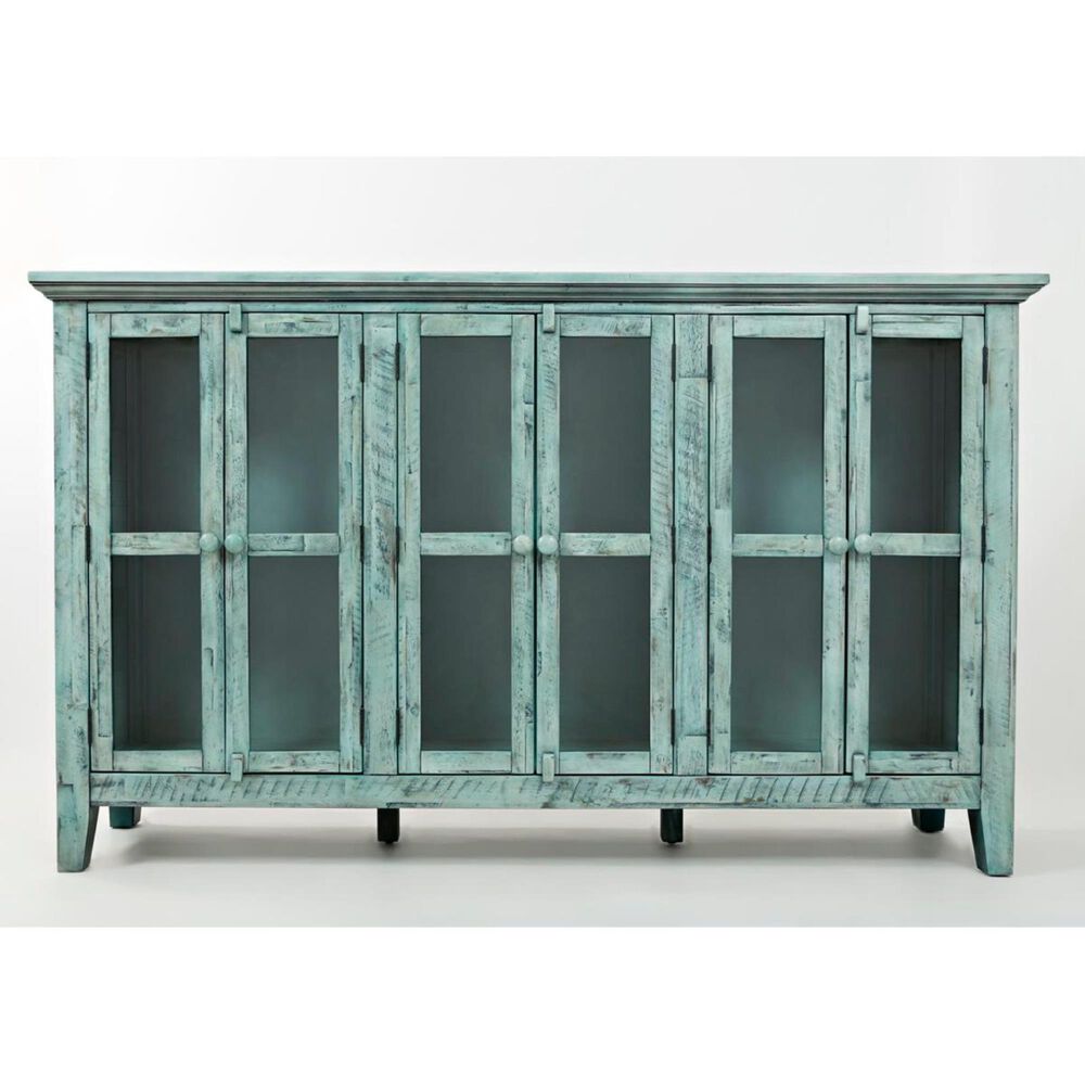 Waltham Rustic Shores 70" Accent Cabinet in Surfside, , large