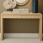 Splendor Living Hadley 2-Drawer Raffia Console Table in Natural, , large